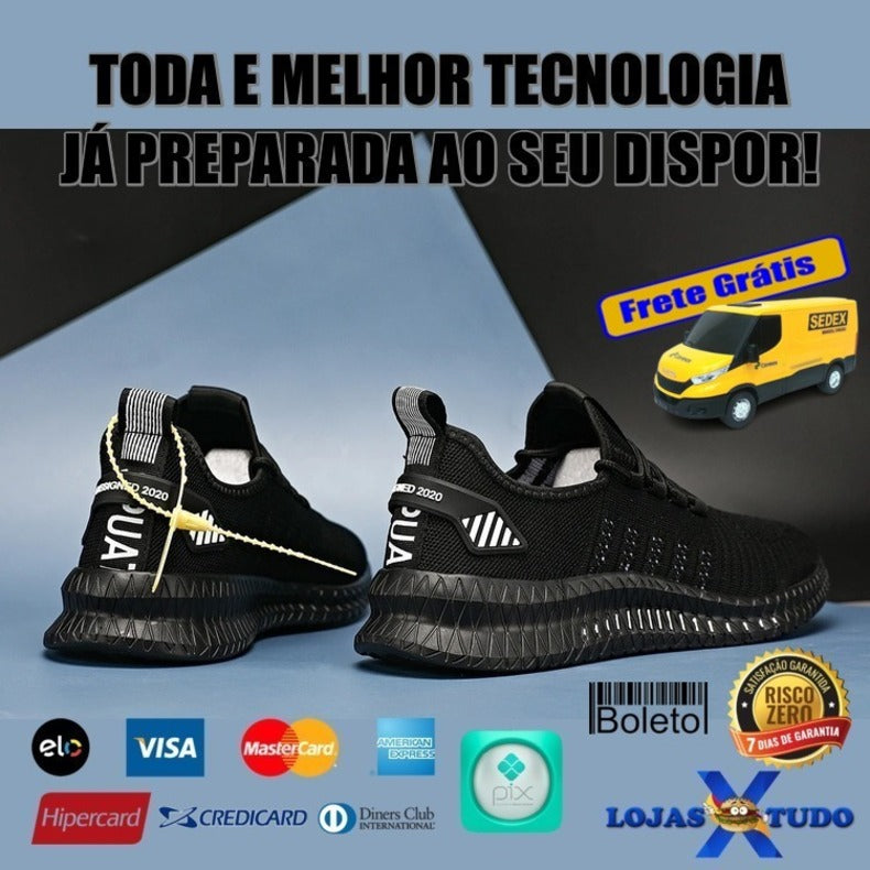 Tênis Masculino para Corrida, Academia, Caminhada e Laser, Lace-up 2024