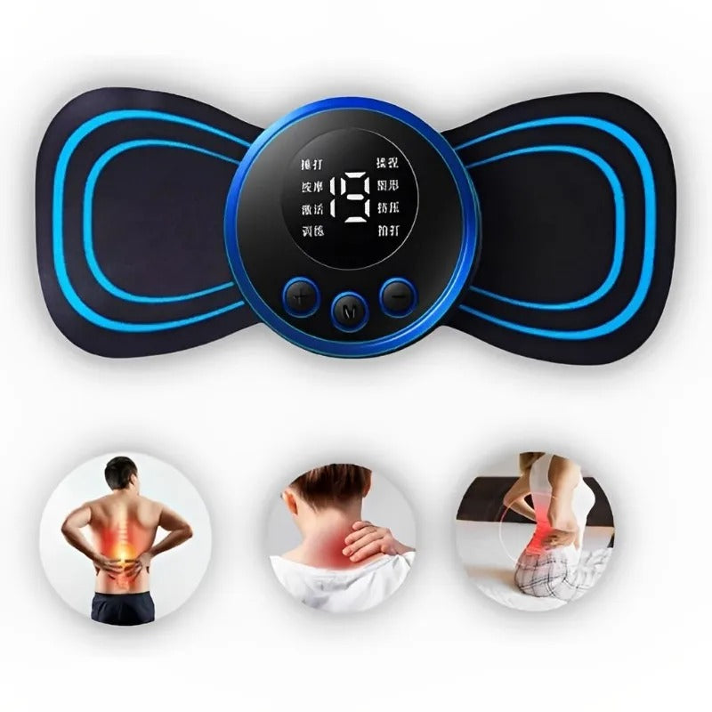 Massageador Muscular EMS Estimulador Elétrico Portátil Para Alívio das Dores Musculares,  de Pescoço, Cervical e Lombar  Oferta Especial