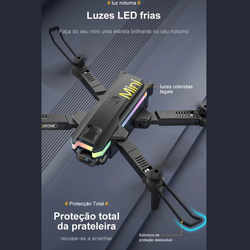 Drone Professional XT8 New com duas Câmeras em HD e WIFI integrado