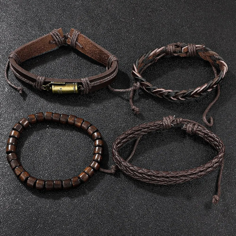 Compre 1 e Leve 5, - 1 Relógio Masculino Social de Pulso com Conjunto de 4 Pulseiras Slim, Oferta Especial, Últimas Peças